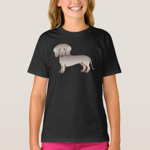 Camiseta Ilustración de Dachshund de pelo corto Isabella y