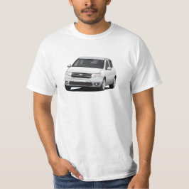 Camiseta Ilustracion de Dacia Sandero - gris plateado