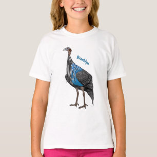 Camiseta Ilustración de dibujos animados de ave gallina de