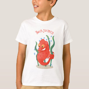 Camiseta Ilustración de dibujos animados de caballito de ma