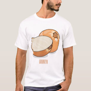 Camiseta Ilustración de dibujos animados de cebolla 