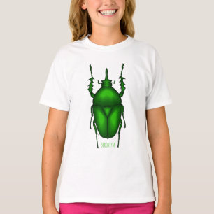 Camiseta ilustración de dibujos animados de insectos Mecyno