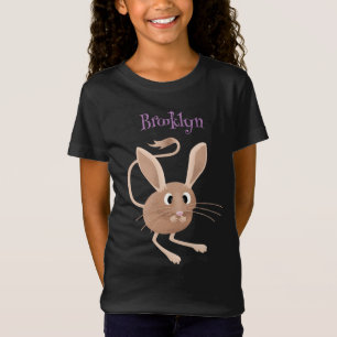 Camiseta Ilustración de dibujos animados de jerbo de orejas