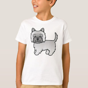 Camiseta Ilustración de dibujos animados de perro Terrier G