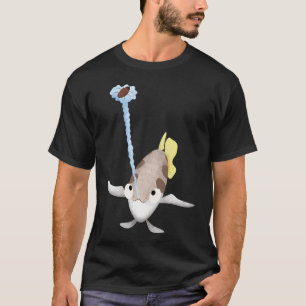 Camiseta Ilustración de dibujos animados de pez arquero lin