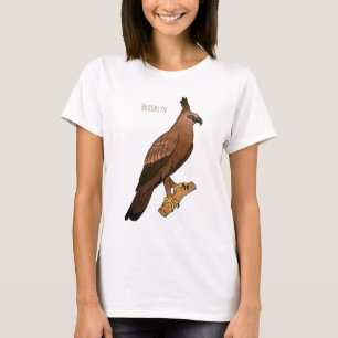 Camiseta Ilustración de dibujos animados del águila azor de