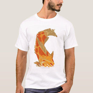 Camiseta Ilustracion de Digitaces de la carpa de Koi