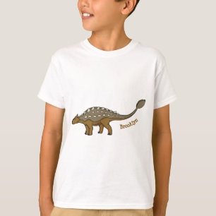Camiseta Ilustracion de dinosaurios blindados de Ankylosaur