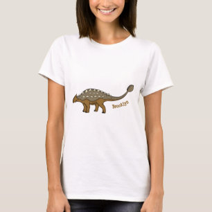Camiseta Ilustracion de dinosaurios blindados de Ankylosaur