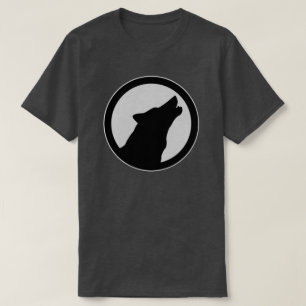 CAMISETA ILUSTRACION DE DISEÑO DE WOLF DE HOWLING GRÁFICO