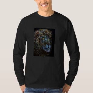 Camiseta Ilustración de diseños gráficos de outfit de león