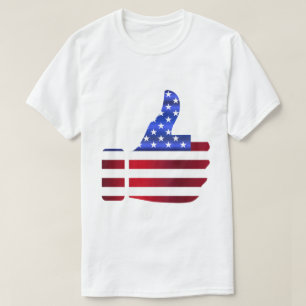 Camiseta Ilustración de Donald Trump Presidente con Pulgar 