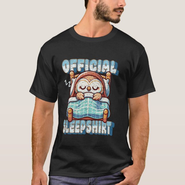 Camiseta Ilustracion de duelo de búho lindo oficial Shir (Anverso)