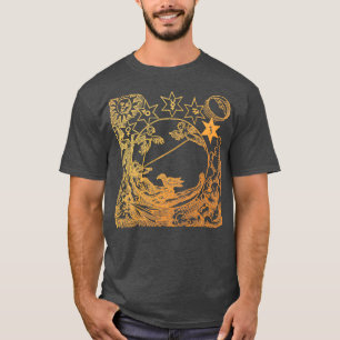 Camiseta Ilustracion de escena de la alquimia de oro de épo