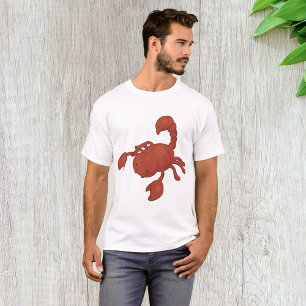 Camiseta Ilustración de Escorpión Rojo