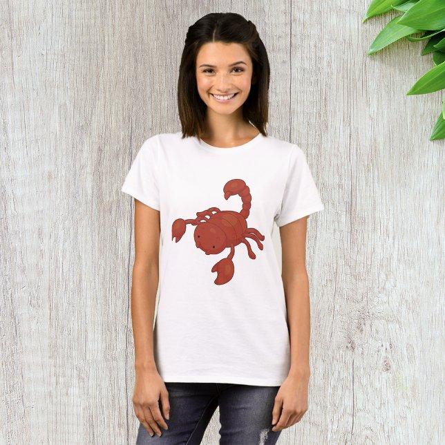 Camiseta Ilustración de Escorpión Rojo (Subido por el creador)