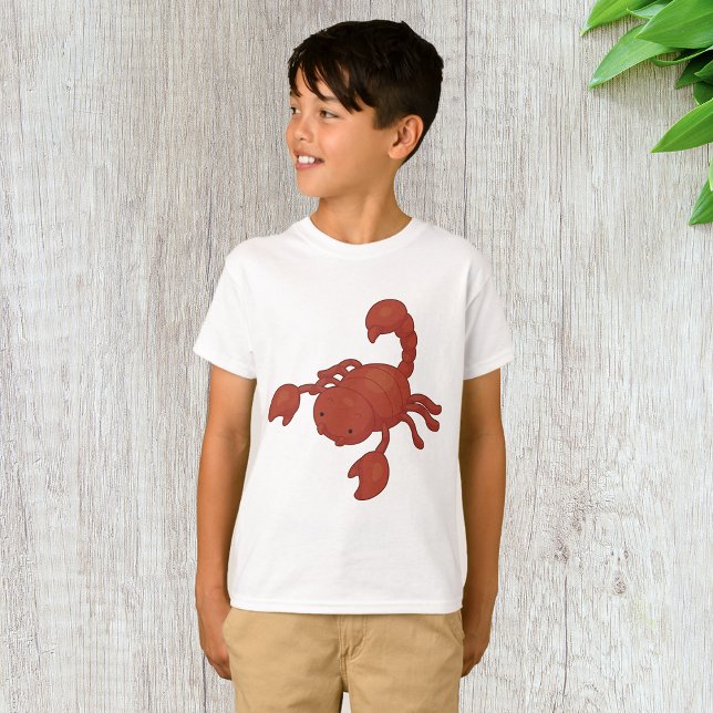 Camiseta Ilustración de Escorpión Rojo (Subido por el creador)