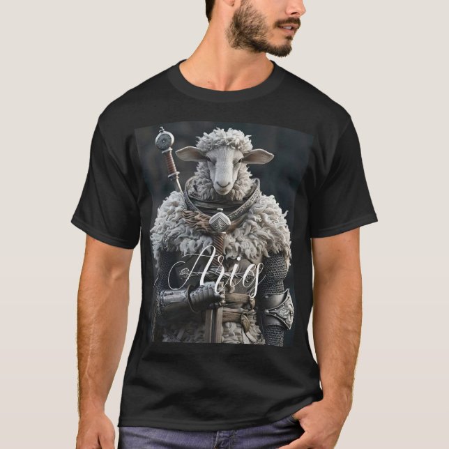 Camiseta Ilustración de espada de acero de animación 3D de  (Anverso)