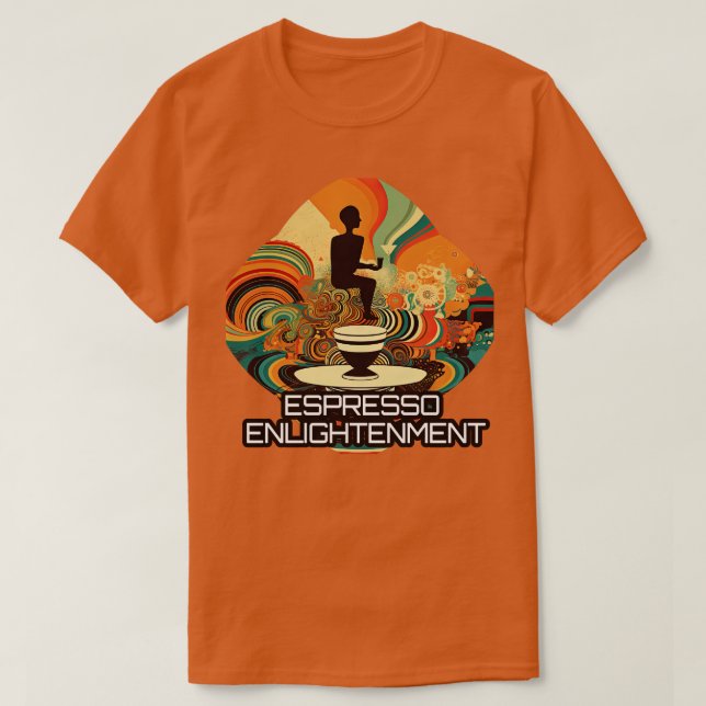 Camiseta Ilustración de espresso (Diseño del anverso)