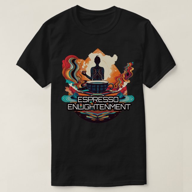 Camiseta Ilustración de espresso 3 (Diseño del anverso)