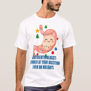 Camiseta Ilustración de estómago festivo para héroes gastro
