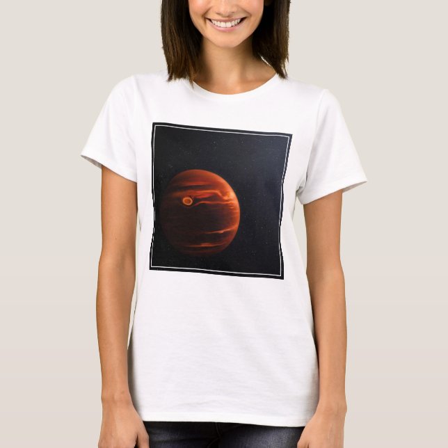 Camiseta Ilustracion De Exoplanet Vhs 1256 B Y Sus Estrella (Anverso)