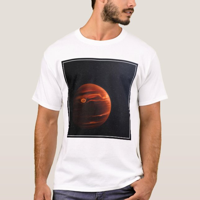 Camiseta Ilustracion De Exoplanet Vhs 1256 B Y Sus Estrella (Anverso)