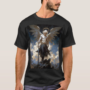 Camiseta Ilustración de Fantasía del Arcángel Miguel