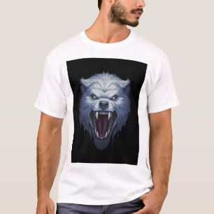 Camiseta Ilustración de fantasía oscura de la cabeza de lob