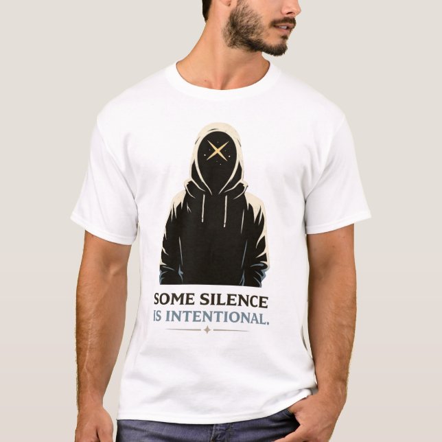 Camiseta Ilustración de figura con capucha (Anverso)