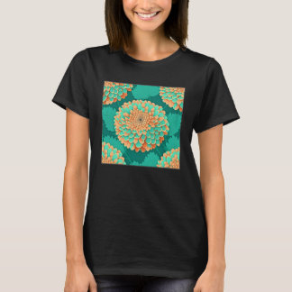 Camiseta Ilustración de flor de crisantemo bonita única Wo
