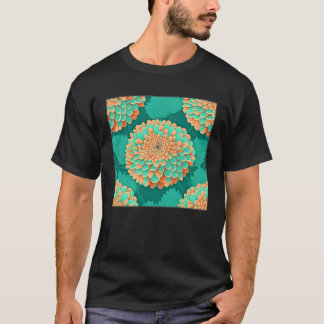 Camiseta Ilustración de flor de crisantemo bonita única Wo