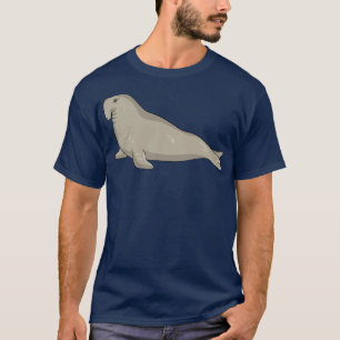 Camiseta Ilustracion de foca elefante