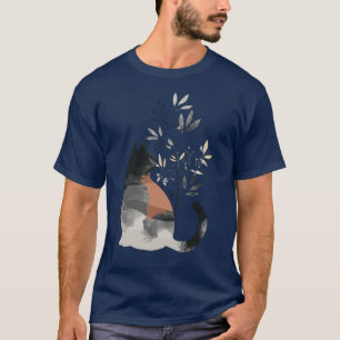 Camiseta Ilustracion de gato caprichoso Adorable Animal Ar
