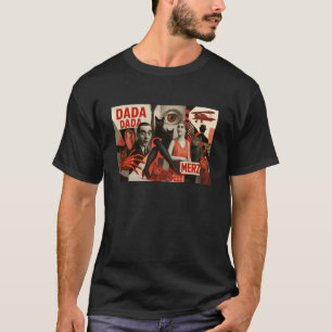 Camiseta Ilustración de gato inspirada en el arte Dada - Di