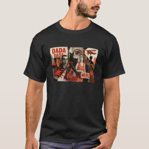 Camiseta Ilustración de gato inspirada en el arte Dada - Di