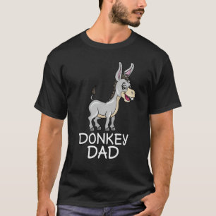 Camiseta Ilustracion de granjero de regalo de burro lindo G