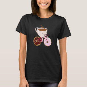 Camiseta Ilustracion de Guay Donut Coffee Bicycle