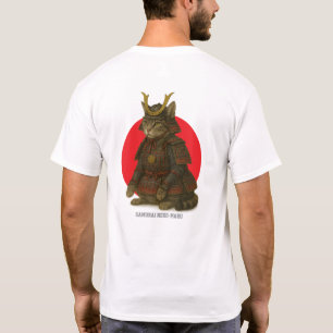 Camiseta Ilustracion de Guerrero del Gato Armado