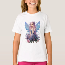 Camiseta Ilustracion de hadas Lavender Whisper
