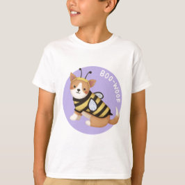 Camiseta Ilustracion de Halloween: Boo-Woof (Corgi galés)