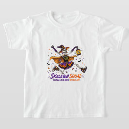 Camiseta Ilustración de Halloween VIP Skeleton Squad