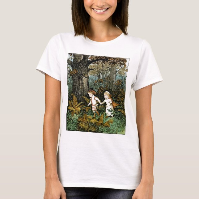 Camiseta Ilustracion de Hansel y de Gretel (Anverso)
