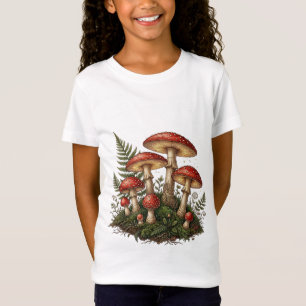 Camiseta Ilustración de hongo Fly Agaric vintage