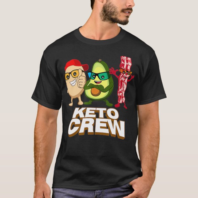 Camiseta Ilustracion de huevo de aguacate de la dieta de Ke (Anverso)