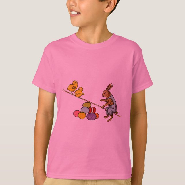 Camiseta Ilustracion de huevos de gallinas confitadas de Pa (Anverso)