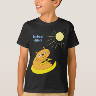 Camiseta Ilustración de humor de gato introvertido acogedor