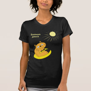 Camiseta Ilustración de humor de gato introvertido acogedor