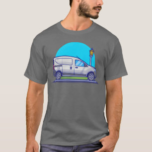 Camiseta Ilustración de icono de vector de dibujos animados