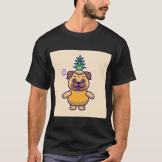 Camiseta Ilustración de icono vectorial de dibujos animados